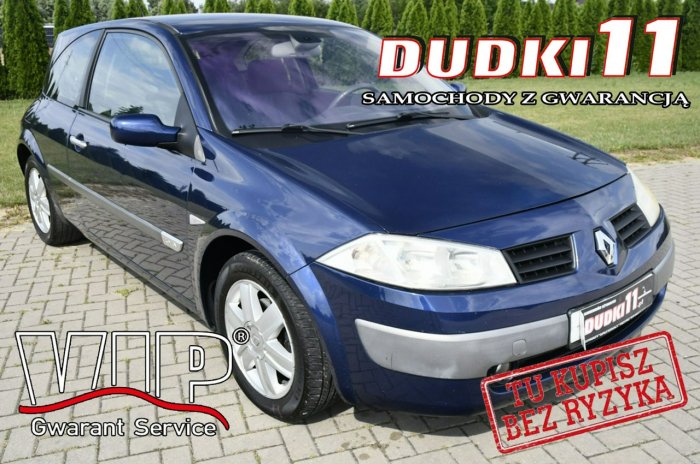 Renault Megane 1,6b DUDKI11 Klimatronic,Hands-Free.El.szyby.Centralka,kredyt.OKAZJA II (2002-2008)