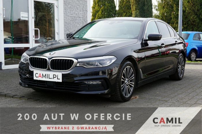 BMW 520 2,0D 190KM xDrive, Salon Polska, Zadbany, Zarejestrowany, Gwarancja G30/G31 (2017-2023)