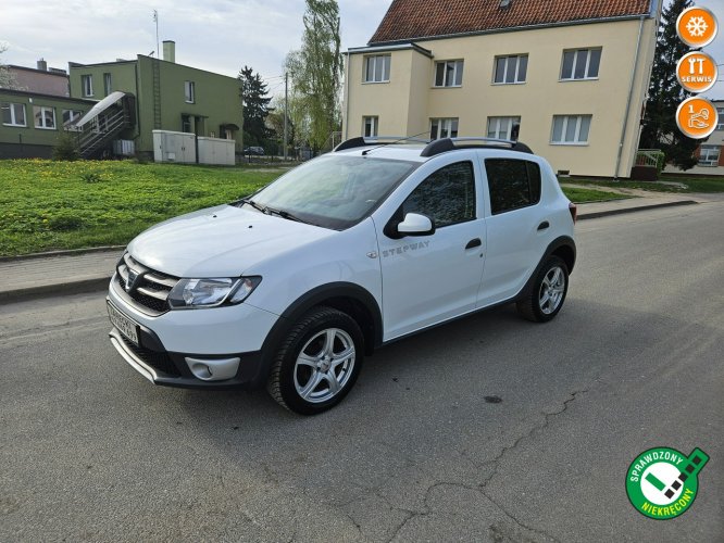 Dacia Sandero Stepway Opłacona Zdrowa Zadbana Serwisowana z Klimatyzacją i Alusami 1 Wł II (2012-2020)