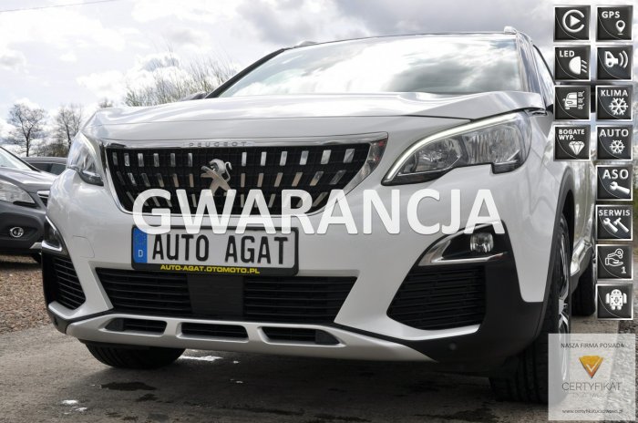 Peugeot 3008 led*po wymianie rozrządu*android auto*bluetooth*nawi*pełny serwis aso* II (2016-)