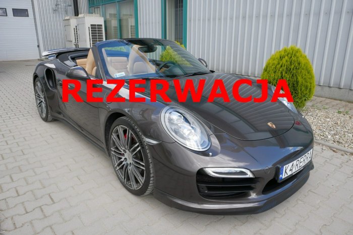 Porsche 911 Turbo Cabrio. Salon PL. Bezwypadkowy. Gwarancja Porsche Approved! 991 (2011-)