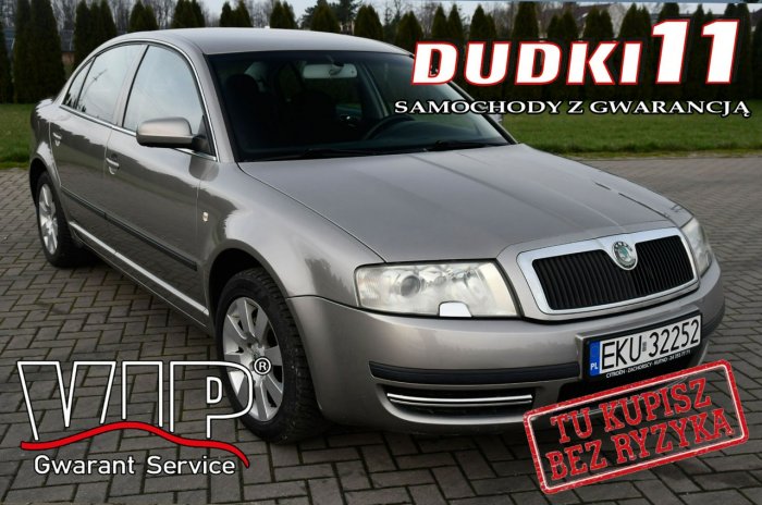 Škoda Superb 1,9TDI DUDKI11 Klimatronic,El.szyby.Centralka,kredyt.OKAZJA I (2001-2008)