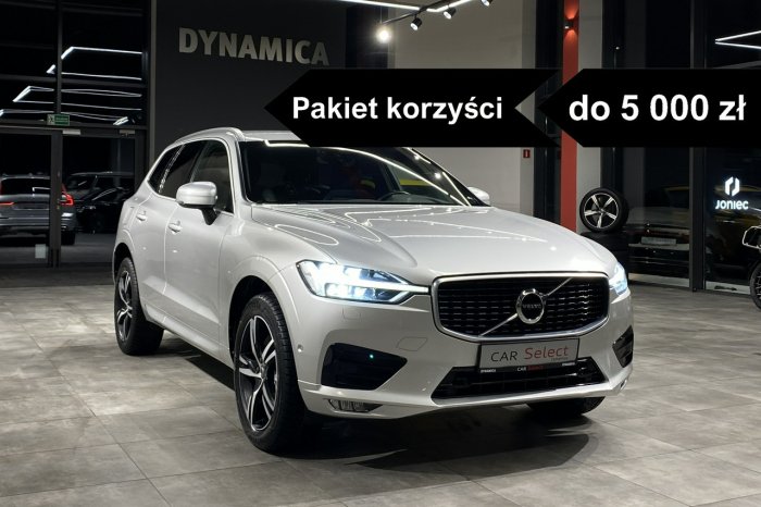 Volvo XC 60 R-Design 2.0D 190KM automat AWD 2019 r., salon PL, f-a VAT II (2017-)