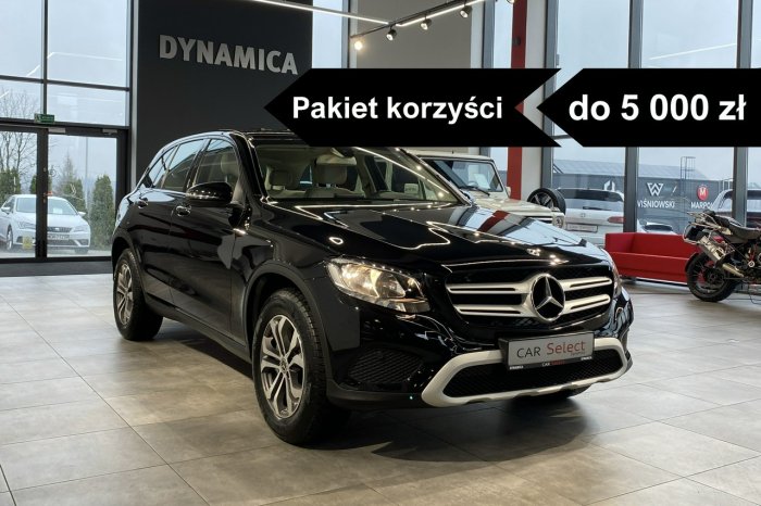 Mercedes GLC 250 2.0 211KM automat 4matic 2018 r., salon PL, I wł. f-a VAT, Hak