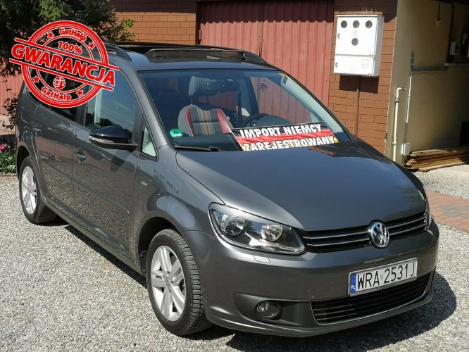 Volkswagen Touran 2012r, Automat, Bogaty Match, Panorama, Webasto, Navi, Automat, II (2010-2015)