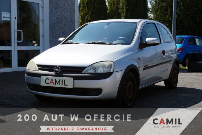 Opel Corsa 1,2 BENZYNA 75KM, Pełnosprawny, Zarejestrowany, Ubezpieczony C (2000-2006)
