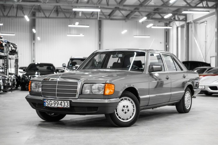 Mercedes S 280 W126. Bezwypadkowy. Klimatyzacja. Oryginał. Stan Kolekcjonerski. W126 (1980-1993)
