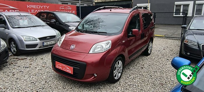 Fiat Qubo 1.4 + LPG|73 KM|2009r.|Salon Polska|Stan bdb|homolog. do  2029 r
