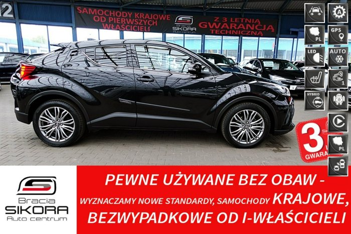 Toyota C-HR EXECUTIVE Led+ACC+Skóra+NAV GWARANCJA Kraj Bezwypad 1wł 1.8Hybrid F23%