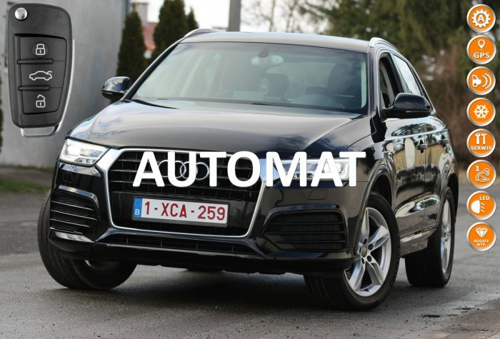 Audi Q3 2015r. 1,4 TFSI Benzyna 149KM s-tronic SKÓRY FULL LED ALUSY Piękna (2014-2018)