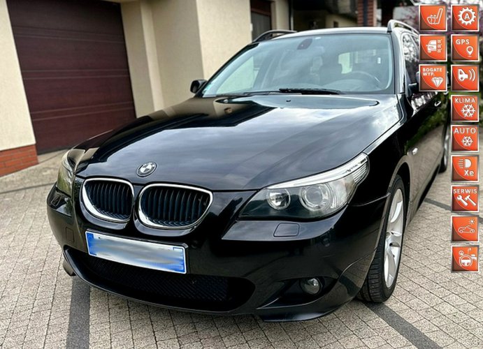 BMW 530 BMW E61 530d 218KM Automat M-Pakiet Bogata Wersja Opłacona E60 (2003-2010)