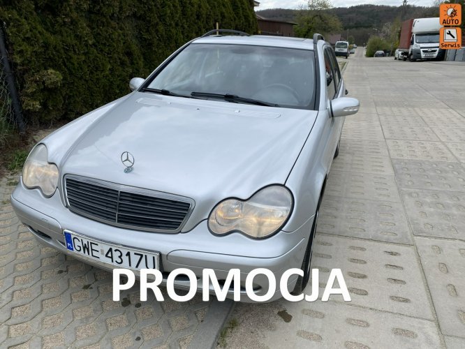 Mercedes C 180 Benzyna 1,8 Kompressor, hak, szyberdach, tempomat, długie opłaty W203 (2000-2007)
