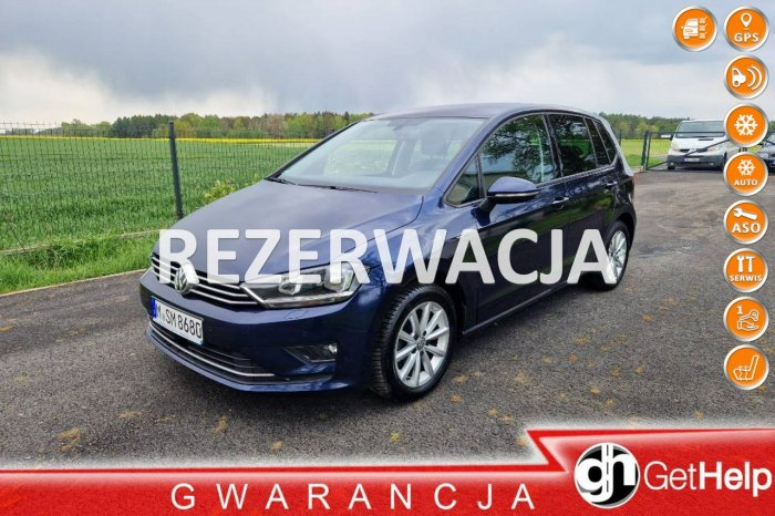 Volkswagen Golf Sportsvan 1.2TSI 110KM 113tys.km. Lounge Navi PDC Zadbany Serwis ASO Gwarancja I (2014-)