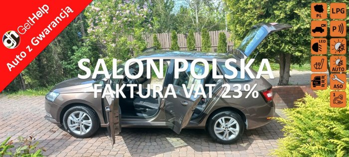 Škoda Fabia Kamera Cofania Kier.wielof. Alu Instalacja Gazowa 1.0MPI 75KM Salon FV III (2014-)