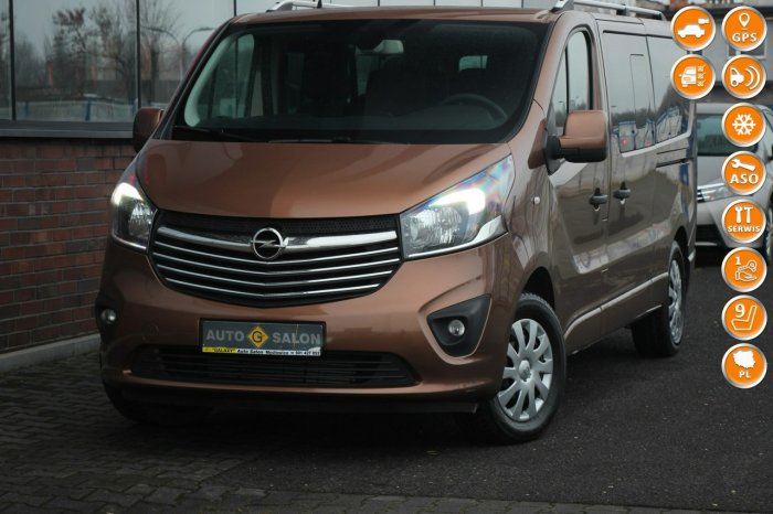 Opel Vivaro FV23%*9 os.*Long*Navi*Kamera*Pdc*Klima*NawiewTył*2xDrzwiPrzesuwne*Temp II (2014-)