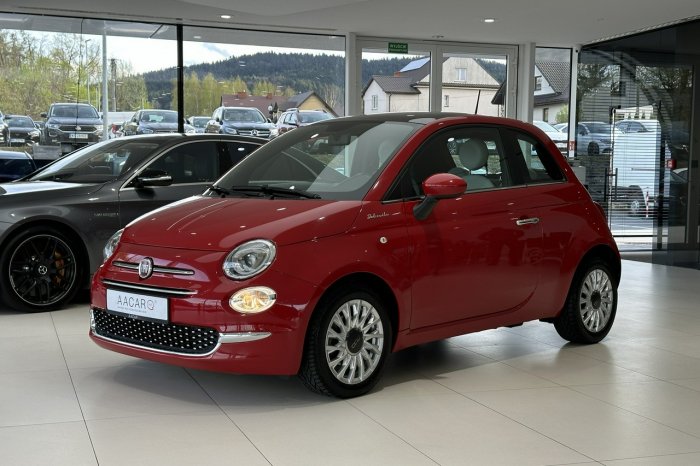 Fiat 500 Dolcevita, MHEV, Panorama, salon PL, 1-wł, FV-23%, gwarancja, dostawa I (2007-)