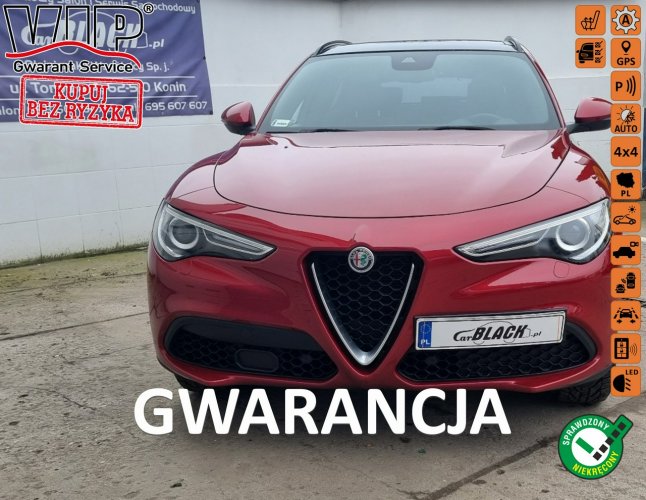 Alfa Romeo Stelvio Salon Polska, Bezwypadkowy, Gwarancja