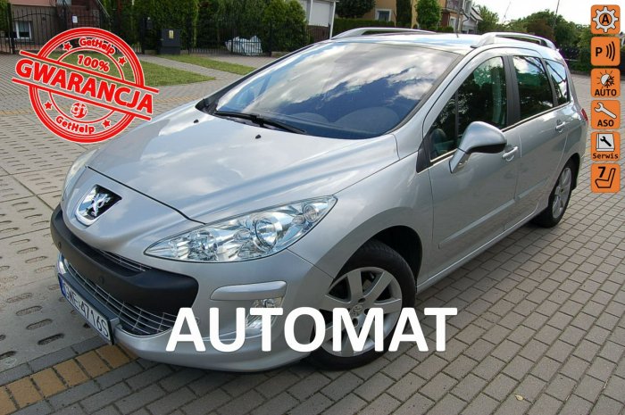 Peugeot 308 Automat/Benzyna/Szklany dach/2 kpl. kół/Tempomat/Klimatronik/GSM T7 (2008-2013)