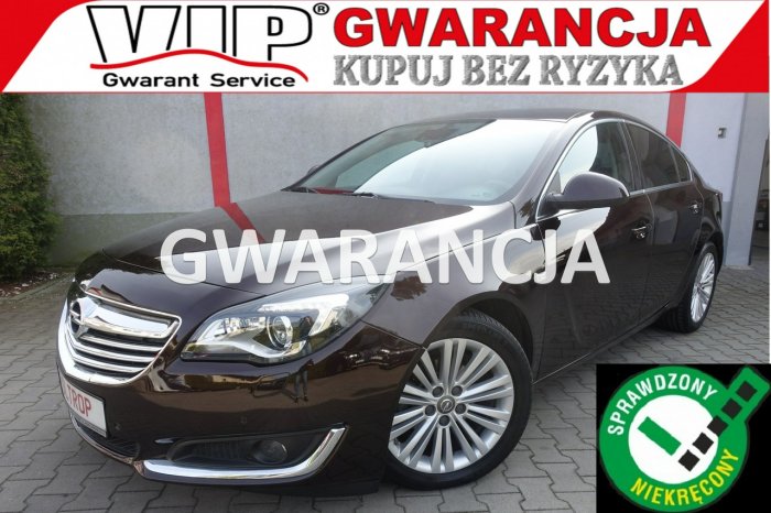 Opel Insignia 2,0D Navi Xenon Skóra Alu Ledy Klimatronik rej.2014 VIP Gwarancja A (2008-2017)