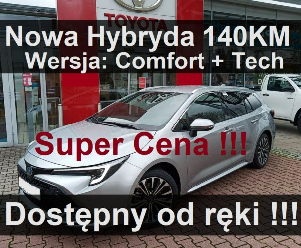 Toyota Corolla Nowa Hybryda 140KM 1,8 Pakiet Tech Comfort Kamera Dostępny  - 1434zł Seria E16 (2012-)