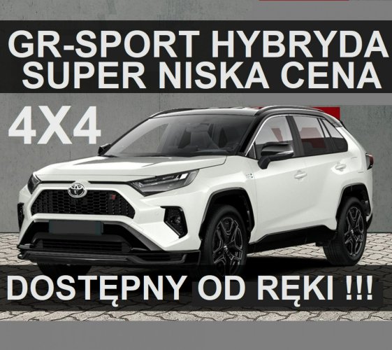 Toyota RAV-4 GR-Sport  222KM Hybryda Systemy bezp, Tapicerka skórzana Rata 2395zł V (2018)
