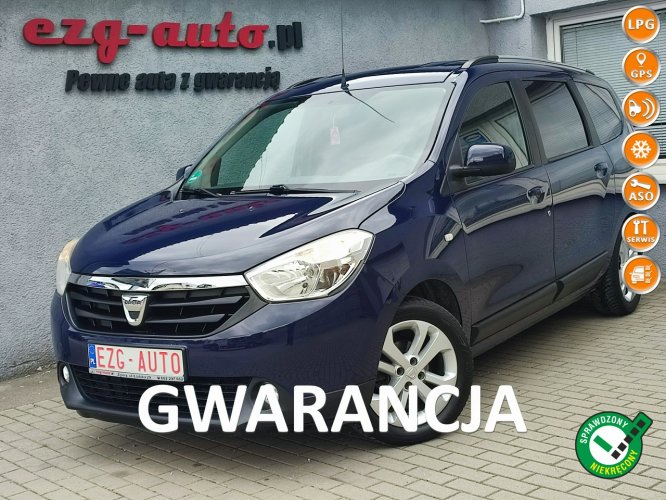 Dacia Lodgy 1,6 MPi bogata opcja GAZ serwis Gwarancja
