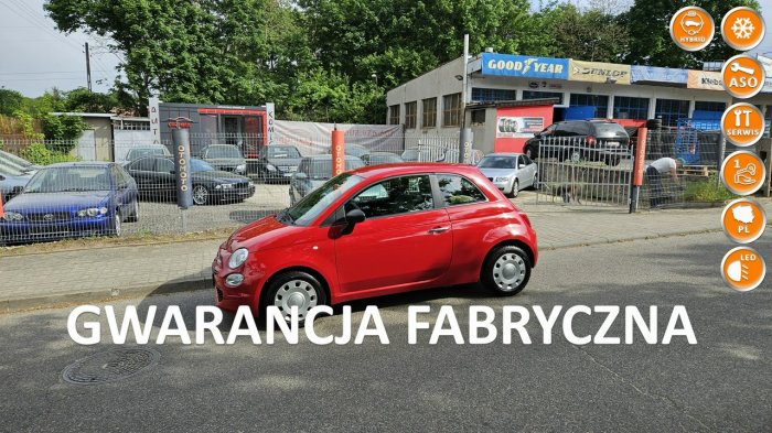 Fiat 500 Gwarancja/Hybrid/SalonPolska/Serwis/klima/1-właściciel/StanBDB! I (2007-)