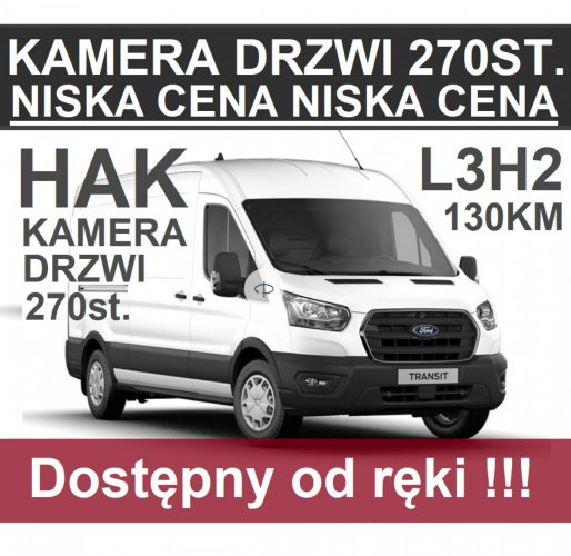 Ford Transit L3H2 130KM HAK hol. Super Niska Cena Dostępny od ręki ! 1795 zł