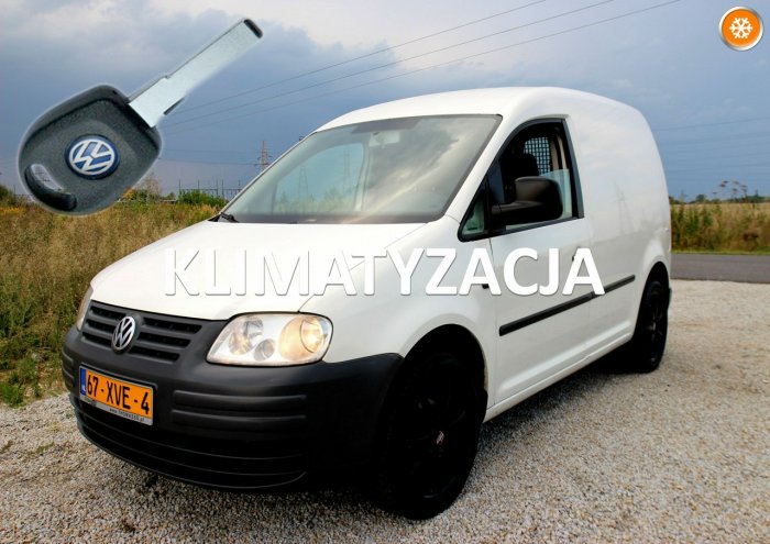 Volkswagen Caddy 2008r. 2.0 Diesel 69KM Nowe OPONY Alu 17" Klima ZAMIANA Opłacony