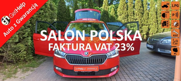 Škoda Fabia Kamera Cofania Kier.wielof. Alu Instalacja Gazowa 1.0 MPI Salon FV23% III (2014-)