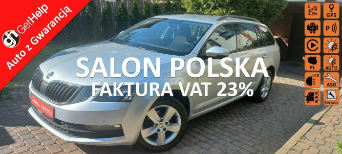 Škoda Octavia Salon PL Pełen Serwis ASO Po serwisie na 166tys 115KM FV23% 39.7 netto III (2013-)