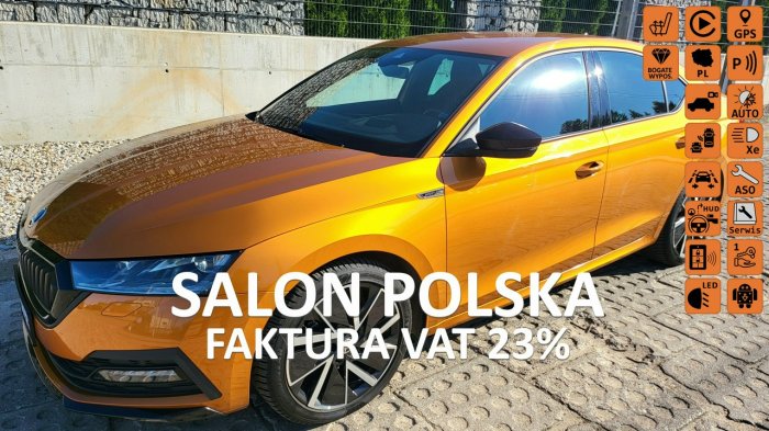 Škoda Octavia 2022 Sportline Tylko Salon Polska 1Właściciel GWARANCJA BEZWYPADKOWY IV (2020-)