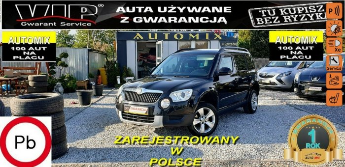 Škoda Yeti Zarejestrowana,Super Utrzymana 1,2 Benzyna ,GWARANCJA,Zamiana 2szt! I (2009-)