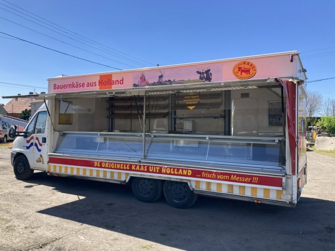 Citroen Jumper Autosklep wędlin sera Gastronomiczny Food Truck Foodtruck sklep bar