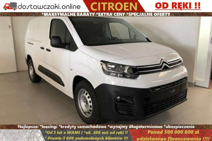 Citroen Berlingo Van M i XL Maxi L2H1 1.5 100KM, w EXTRA cenie od ręki !!