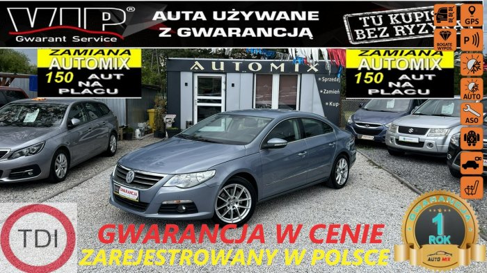 Volkswagen Passat CC Nowa Dwumasa * Tempomat * Navi * Kamera cofania / Gwarancja w cenie