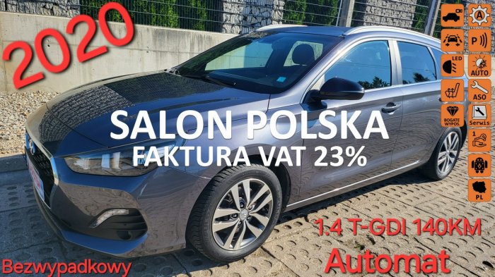 Hyundai i30 2020 Tylko Salon Polska 1Właściciel GWARANCJA BEZWYPADKOWY III (2017-)