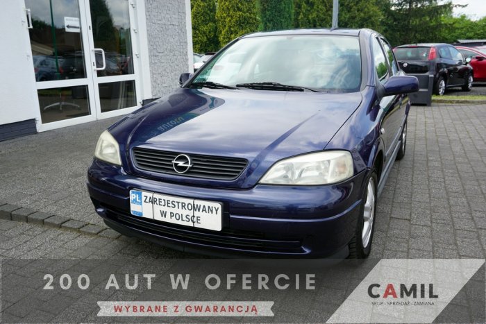 Opel Astra 1,6 Benzyna+Gaz 101KM, Pełnosprawny, Zarejestrowany, Ubezpieczony G (1998-2009)