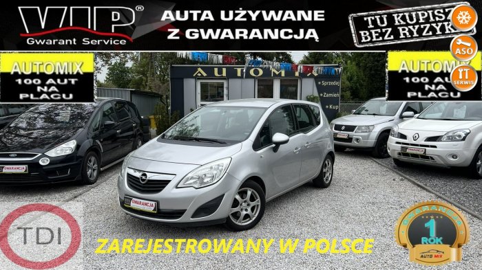 Opel Meriva 1.3 D/ 1,4 B Najoszczędniejszy  , Udok. przebieg * Zadbany /GWARANCJA II (2010-)
