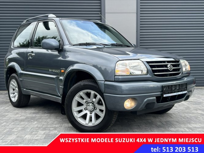 Suzuki Grand Vitara 3D # 2005r # skóry # full opcja # 150tyśkm # idealna  # bez korozji I (1997-2005)