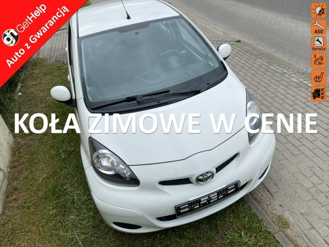 Toyota Aygo Benzyna/Niski przebieg/Klimatyzacja/8 airbag/2 kpl. kół/Podg. fotele I (2005-2014)