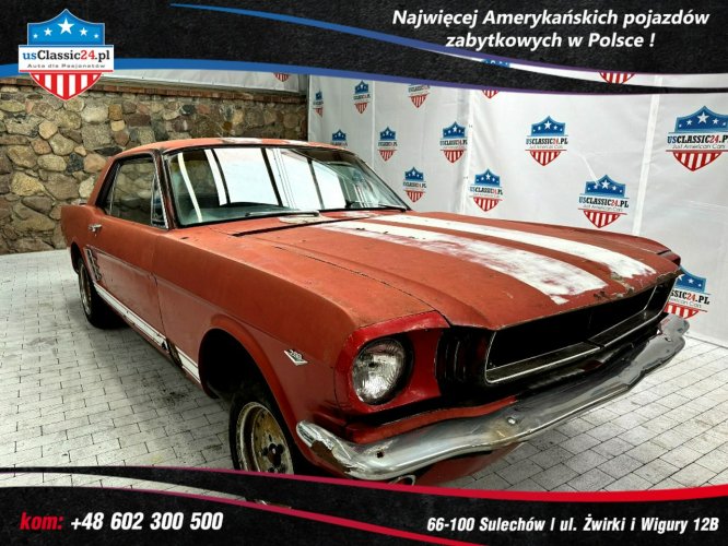 Ford Mustang Coupe 1966 C kod V8 fabryczny czerwony SUPER CENA ! I (1964-1968)