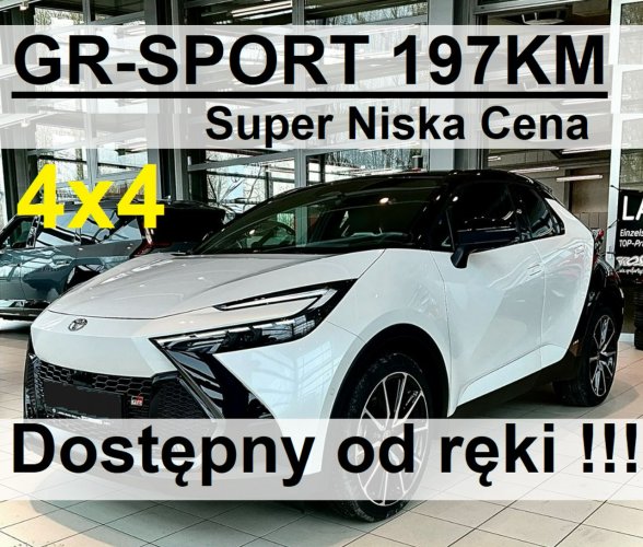 Toyota C-HR Nowa 4x4 197KM GR-Sport Premiere Edition Super Cena od ręki 2075 zł