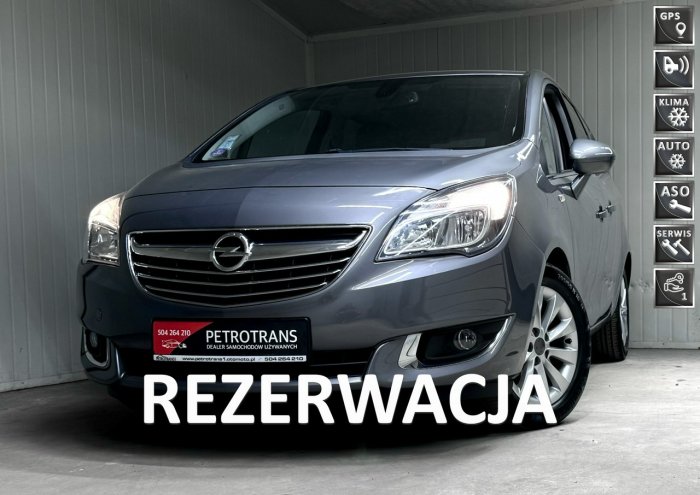 Opel Meriva 1.4 / 140KM Nawigacja Półskóra Czujniki Parkowania Tempomat Alufelgi II (2010-)