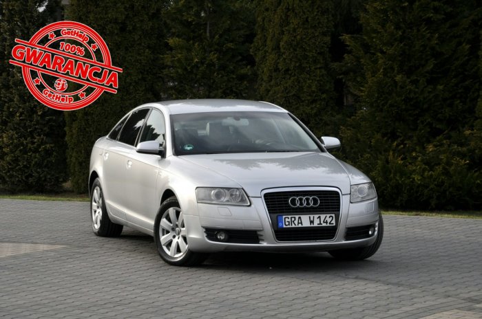 Audi A6 2.4i(177KM)*Xenon*Duża Navi*Skóry*Parktronik*Grzane Fotele*Alu16"ASO C6 (2004-2011)