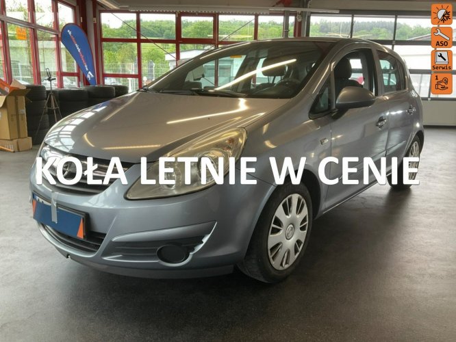 Opel Corsa 5d, benzyna, klimatyzacja sprawna, rozrząd bezobsł, 2 kpl. kół, Isofix D (2006-2014)