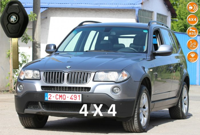 BMW X3 2010r. 2.0 Diesel 177KM 4x4 napęd PÓŁSKÓRY Alusy Klimatyzacją Opłacony E83 (2003-2010)
