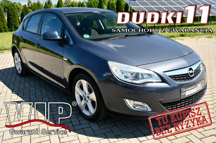 Opel Astra 1,6Benz DUDKI11 Serwis,Klimatyzacja,El.Szyby.Centralka.2 komp.Kół.OKAZ J (2009-2019)
