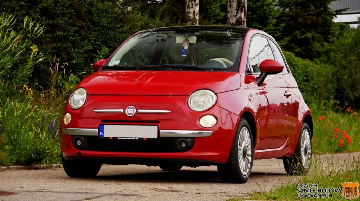 Fiat 500 Stylowy z Panoramicznym Dachem - Okazja! - Raty Zamiana I (2007-)