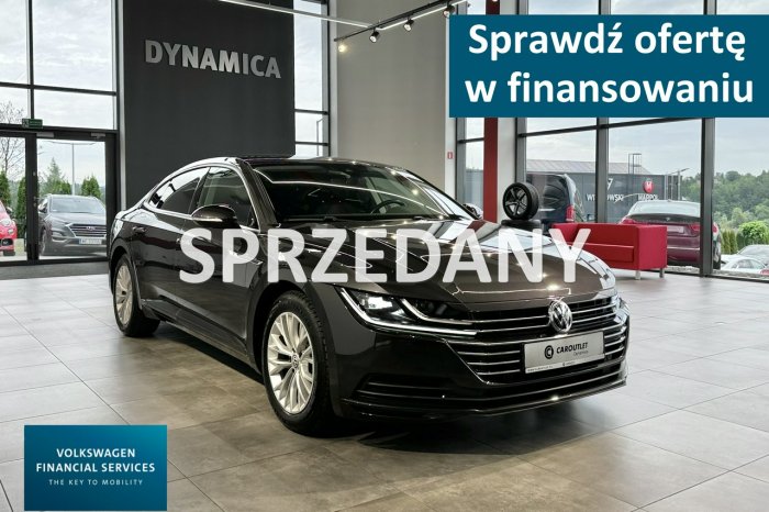 Volkswagen Arteon Essence 1.5TSI 150KM DSG 2019 r., salon PL, I wł., f. VAT, serwisowany